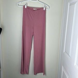 Aritzia Wilfred Free High Waisted Souvenir Knit Pants Size Small